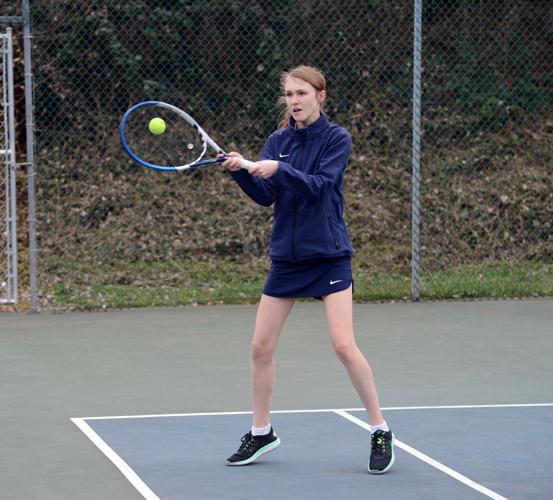 Back from break, tennis teams torch competition