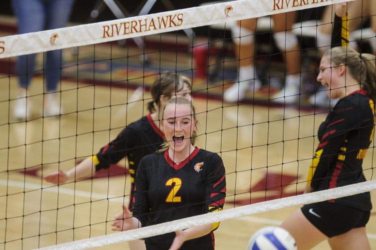 The Dalles volleyball versus Crook County
