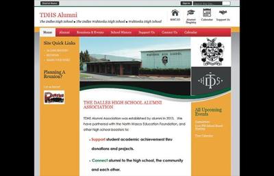 Alumni webpage has story portal
