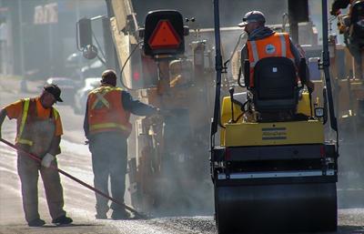 Paving to close roadway