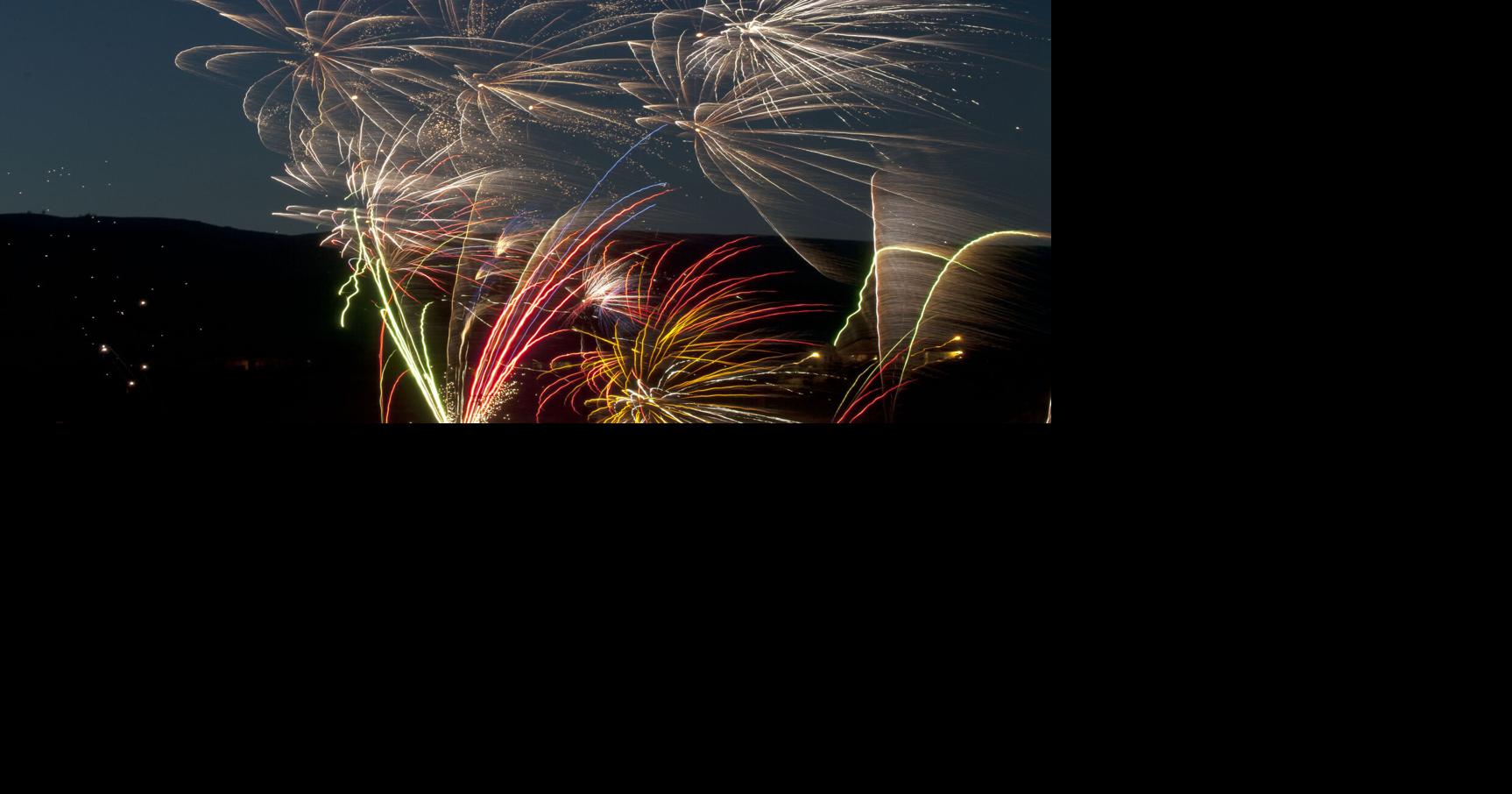 Fireworks over The Dalles