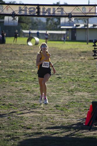 Bridgette Nelson cross country invite in The Dalles