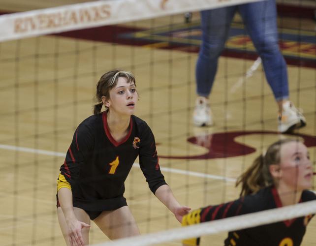 The Dalles volleyball versus Crook County