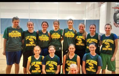 Redside girls hitting the hardwood