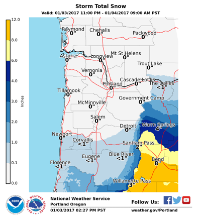 Snow returns this weekend