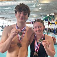 Doty paces The Dalles swimmers at state