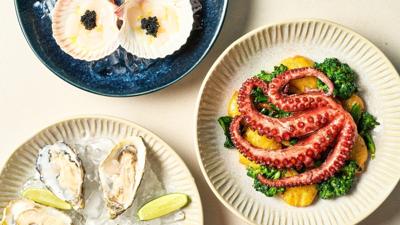 Gourmet seafood menu Unsplash