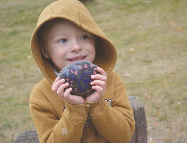 Spreading joy, one rock at a time