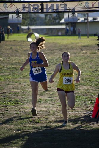 Bridgette Nelson cross country invite in The Dalles