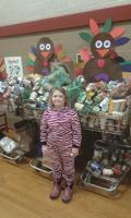 Kindergartener Takes Initiative During School-Wide Food Drive
