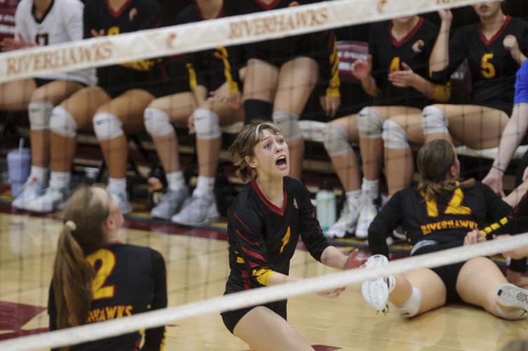 The Dalles volleyball versus Crook County