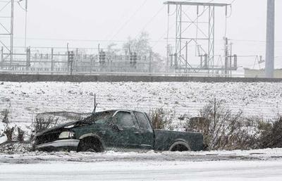 Second storm brings fewer wrecks