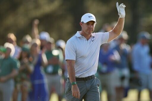 Rory McIlroy set a Masters 36-hole record with a six-stroke lead at Augusta National