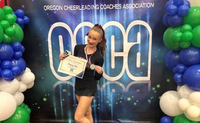 Maycee Foote poses at OCCA championships on Oct 18  Contributed photo