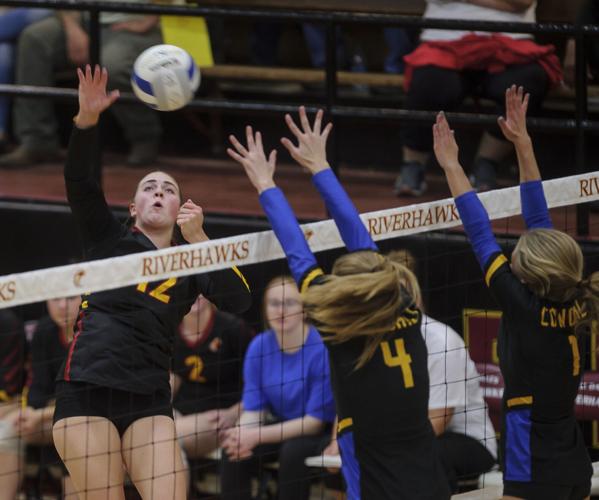The Dalles volleyball versus Crook County