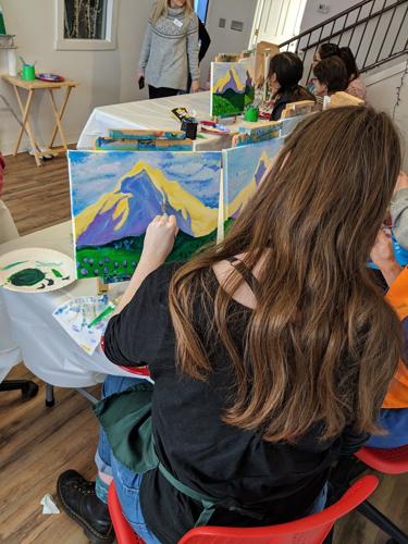 ‘Glo & Joy Art’ provides classes to Next Door Gorge Youth Mentoring Program participants