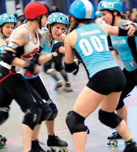 Roller derby mania is quickly catching fire