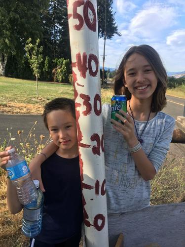 Siblings find summer a good place to start helping FISH food banks