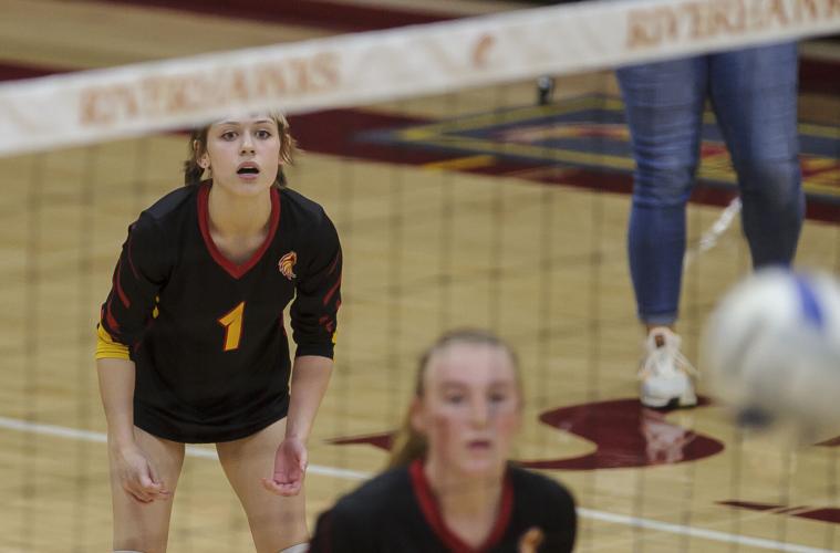 The Dalles volleyball versus Crook County