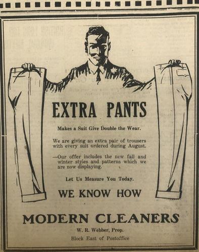 The Dalles Daily Chronicle advertisement 1921