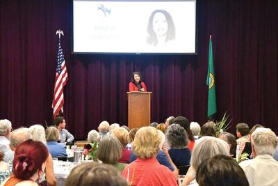 Sen. Cantwell in Stevenson