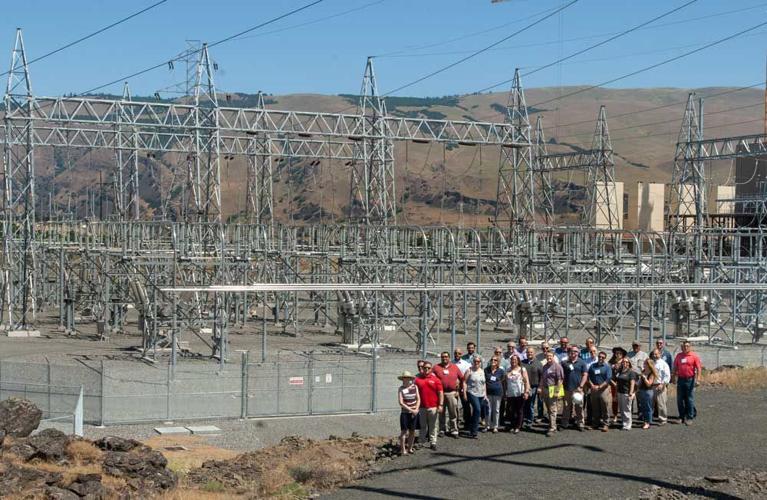 Quenett Creek Substation dedication