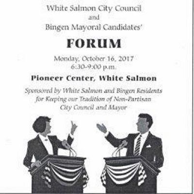 Candidates Forum Set for Oct. 16