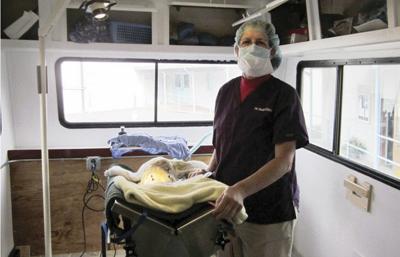 Mobile spay clinic takes first outing