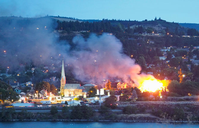 Vacant house destroyed by second fire