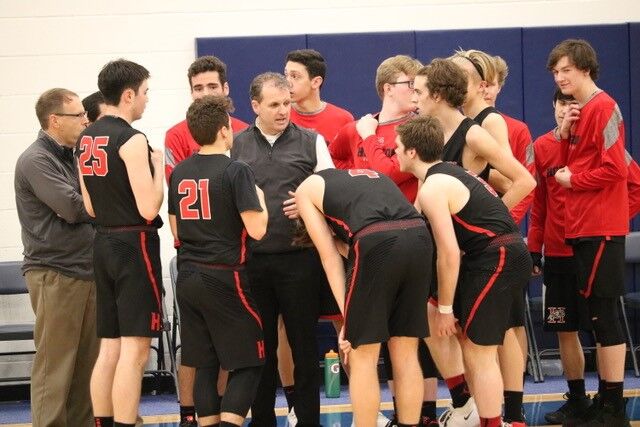 Horizon Christian boys basketball coach Darrin Lingel