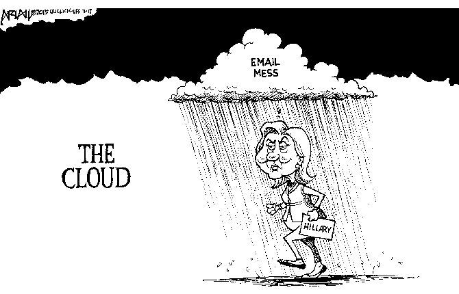 Editorial cartoons from March 15