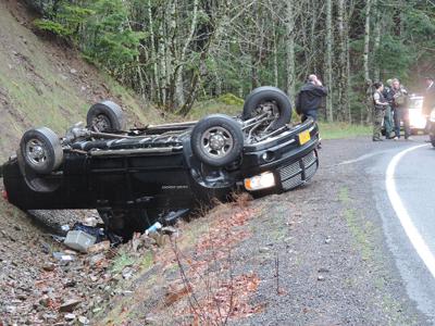 Suspect crashes vehicle during high-speed chase