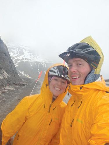 Hood River native Alex Titus, and fiancée, pass through town along epic Pan-American ride