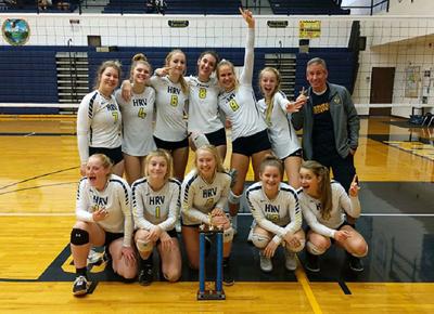 Volleyball sweeps competition at home tournament