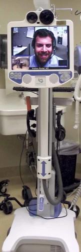 A robot helped save him: Telemedicine robot played role in stroke survival
