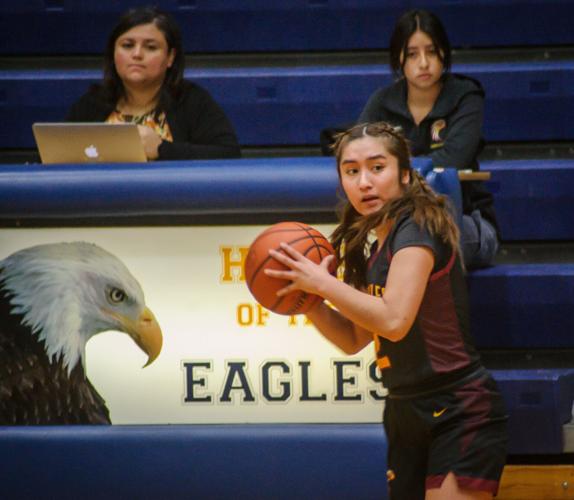 The Dalles girls basketball versus Hood River Valley