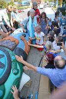 Lummi Totem visits Hood River