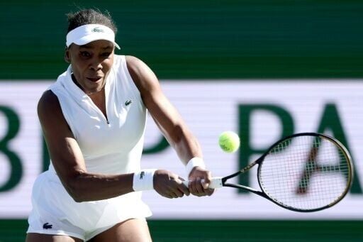 First-round exit: American Venus Williams loses to French qualifier Diane Parry in her opening match at Indian Wells