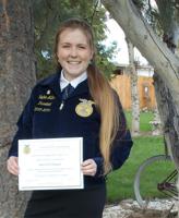 Dufur student receives FFA degree