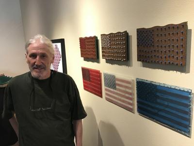 Flag Waiver: Artist Michael Stevens wants ‘patriotism with heart’