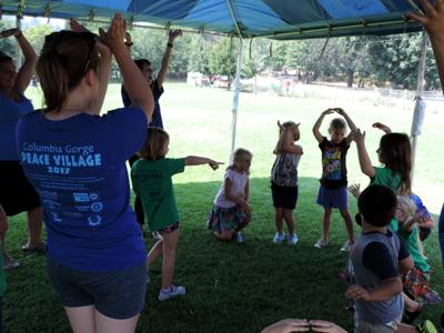 Peace Village in Mosier draws 150 campers