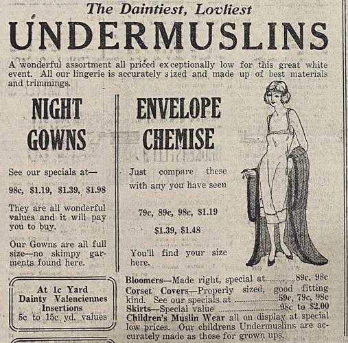 The Dalles history ad 1922