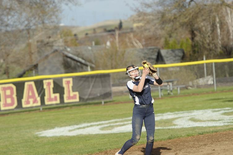 The Dalles softball versus Hood River Valley.