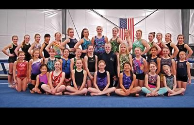 Riverside gymnasts show love on Valentine’s Day