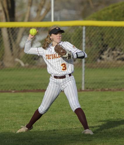 The Dalles softball versus Hood River Valley.