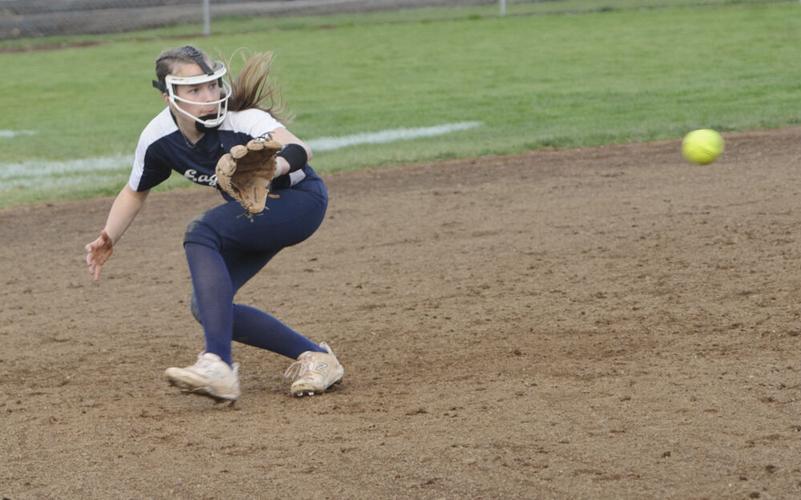The Dalles softball versus Hood River Valley.