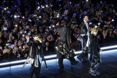 More than 100,000 fans turned out to see K-pop superstars BTS's first concert in nearly four years