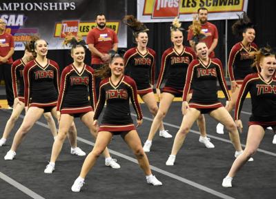 Cheerleaders holding fundraisers