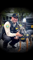 Xena Wasco County police dog