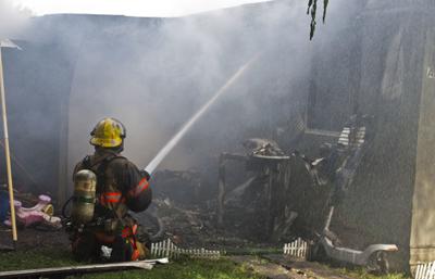 Fire destroys home in Foley Lakes
